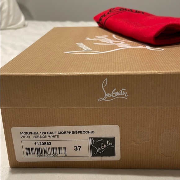 Christian Louboutin white beige sandals size 37 - Picture 8 of 8